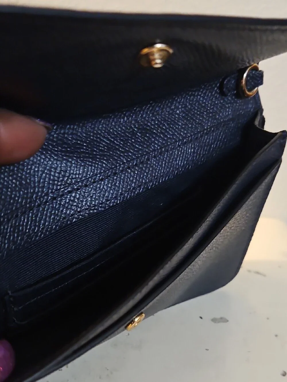 Coach compact wristlet